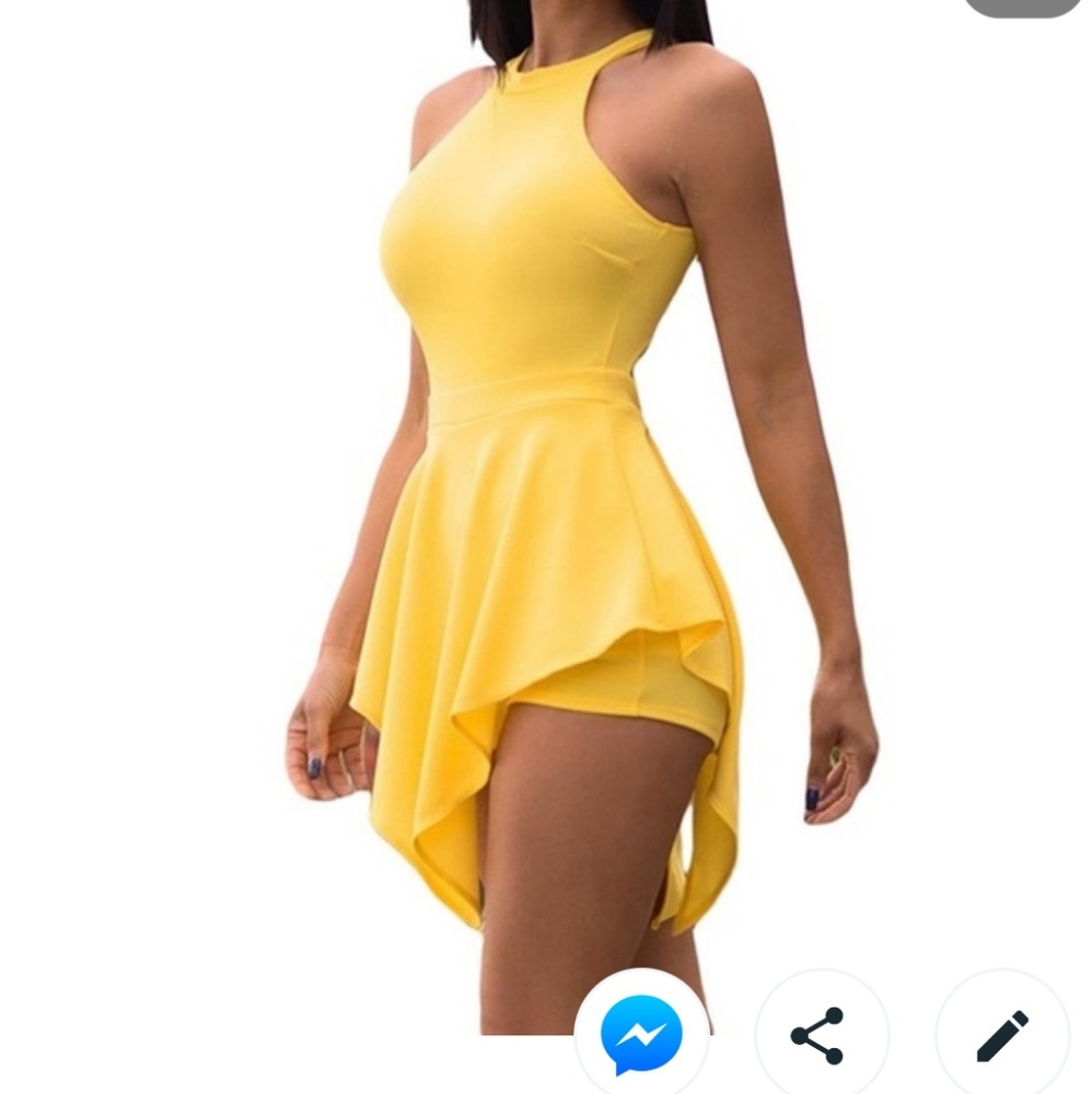 Yellow Jumpsuit Romper